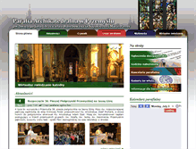 Tablet Screenshot of katedra-przemysl.pl